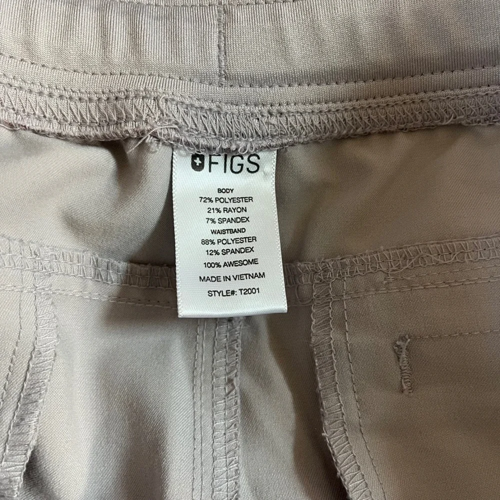 FIGS Scrub‎ Pants Mens Medium Sand T2001 Technical Collection Cargo Straight Leg